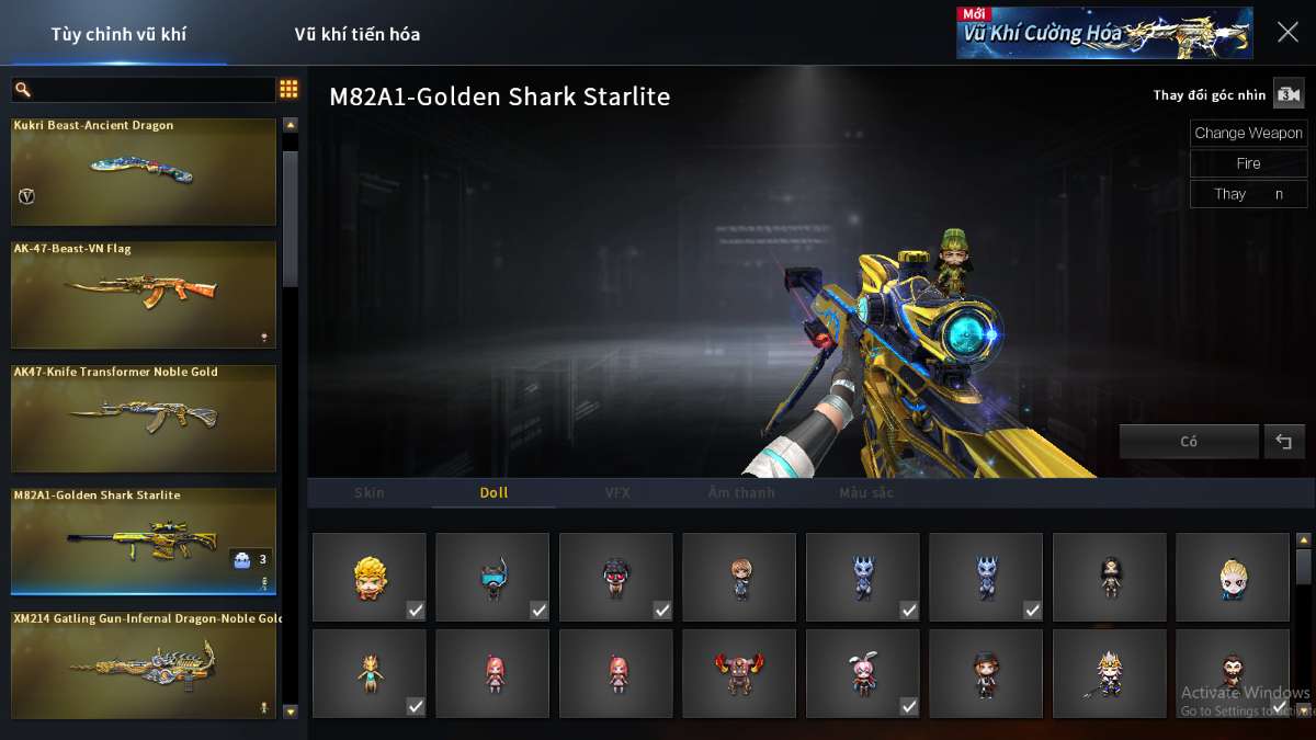 shop acc cf uy tin gia re